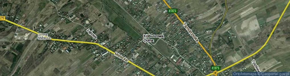 Zdjęcie satelitarne Kolbuszowa Dolna ul.